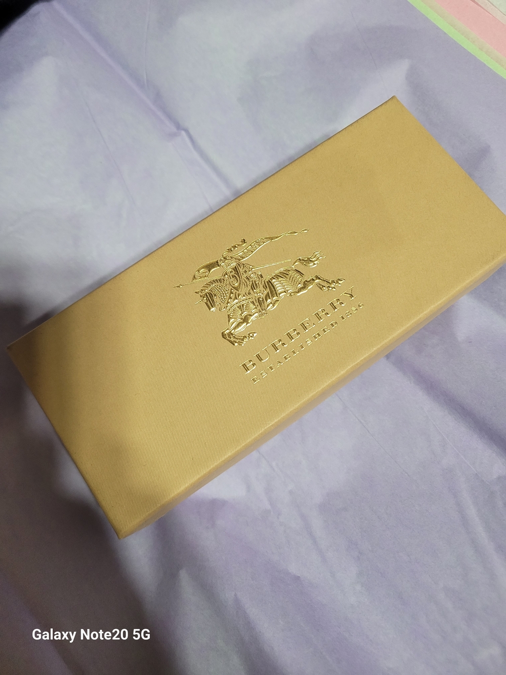 NIB Burberry Black Leather Glasses Case & Box Authentic